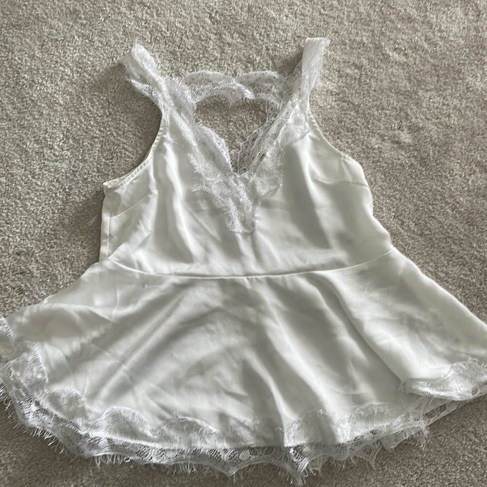 Beautiful white lace blouse